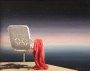 Towel with chair, Oil on canvas, 14 x 11 inches