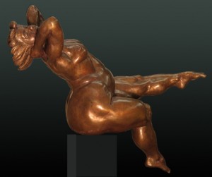 Sungoddess 13 x 15 x 6 inches, New edition of 15, Bronze